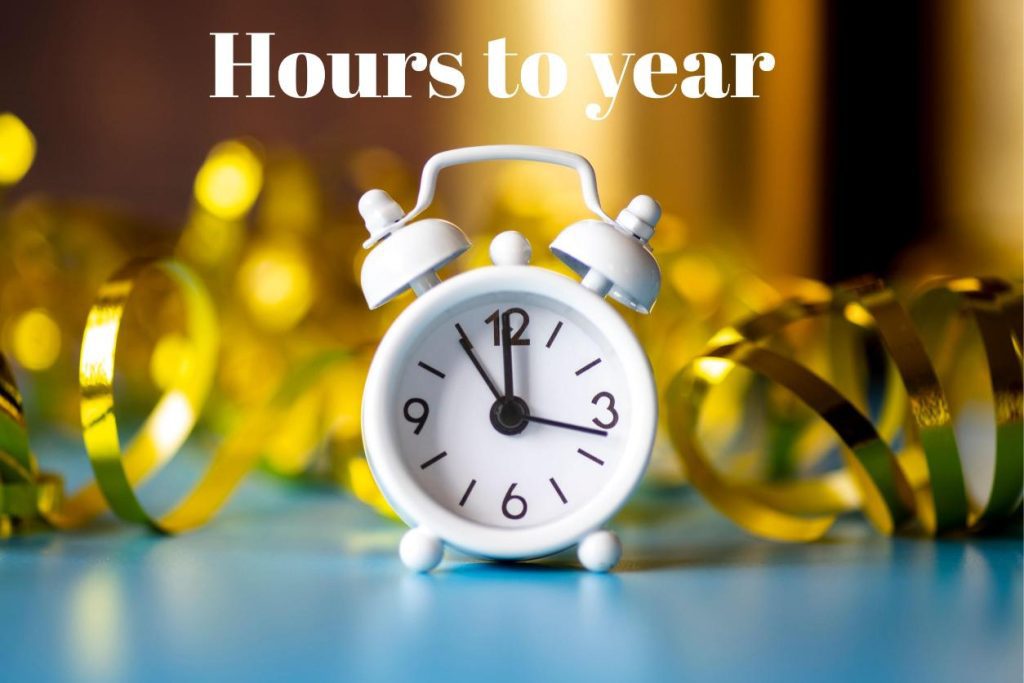 Hours to year